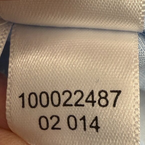 EUC Women's BROOKS BROTHERS "346" Pleated Bib Button Down Shirt | Size 10P - Picture 8 of 9